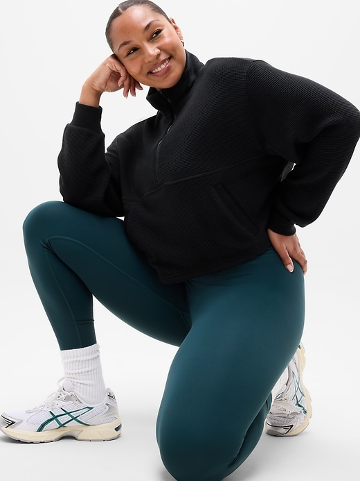 Image number 5 showing, Tranquil Waffle 1/2 Zip Sweatshirt