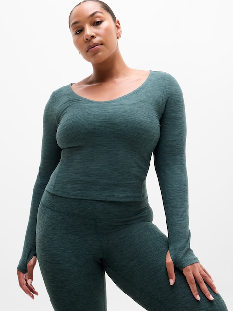 SoftLuxe Top - Pine Heather