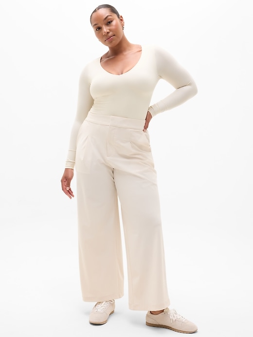 Image number 6 showing, BodyMove Plunge Long Sleeve Bodysuit