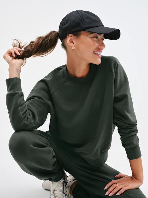 Forever Fleece Relaxed Crew Sweatshirt - Elm