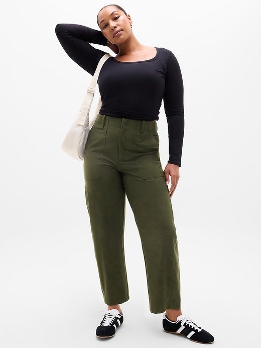 Image number 5 showing, Skyline High Rise Barrel Leg Pant