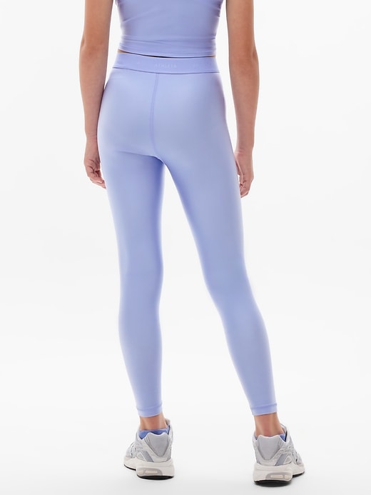 Image number 4 showing, Athleta Girl High Rise Logo Chit Chat Sheen Legging