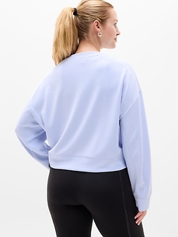 Seasoft Rib Crewneck Sweatshirt - Blue - image 3