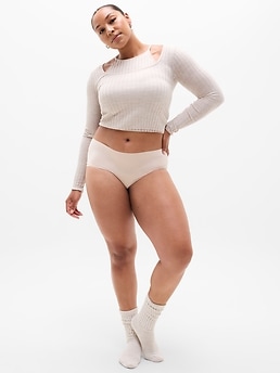 Sleek Form No Show Boyshort Underwear - Beige - image 4