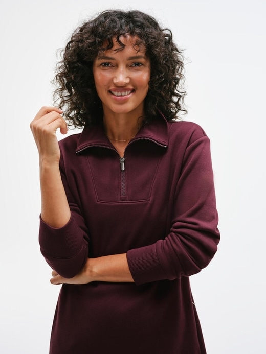 Image number 2 showing, Cozy Karma 1/2 Zip Dress