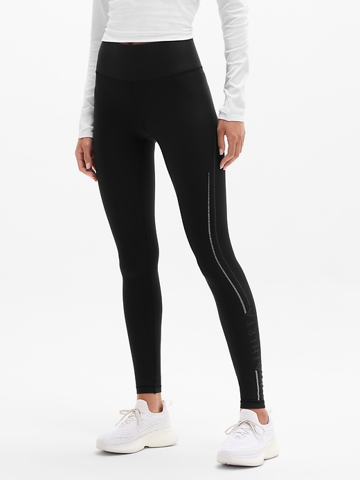 Image number 2 showing, Interval High Rise Wordmark Legging
