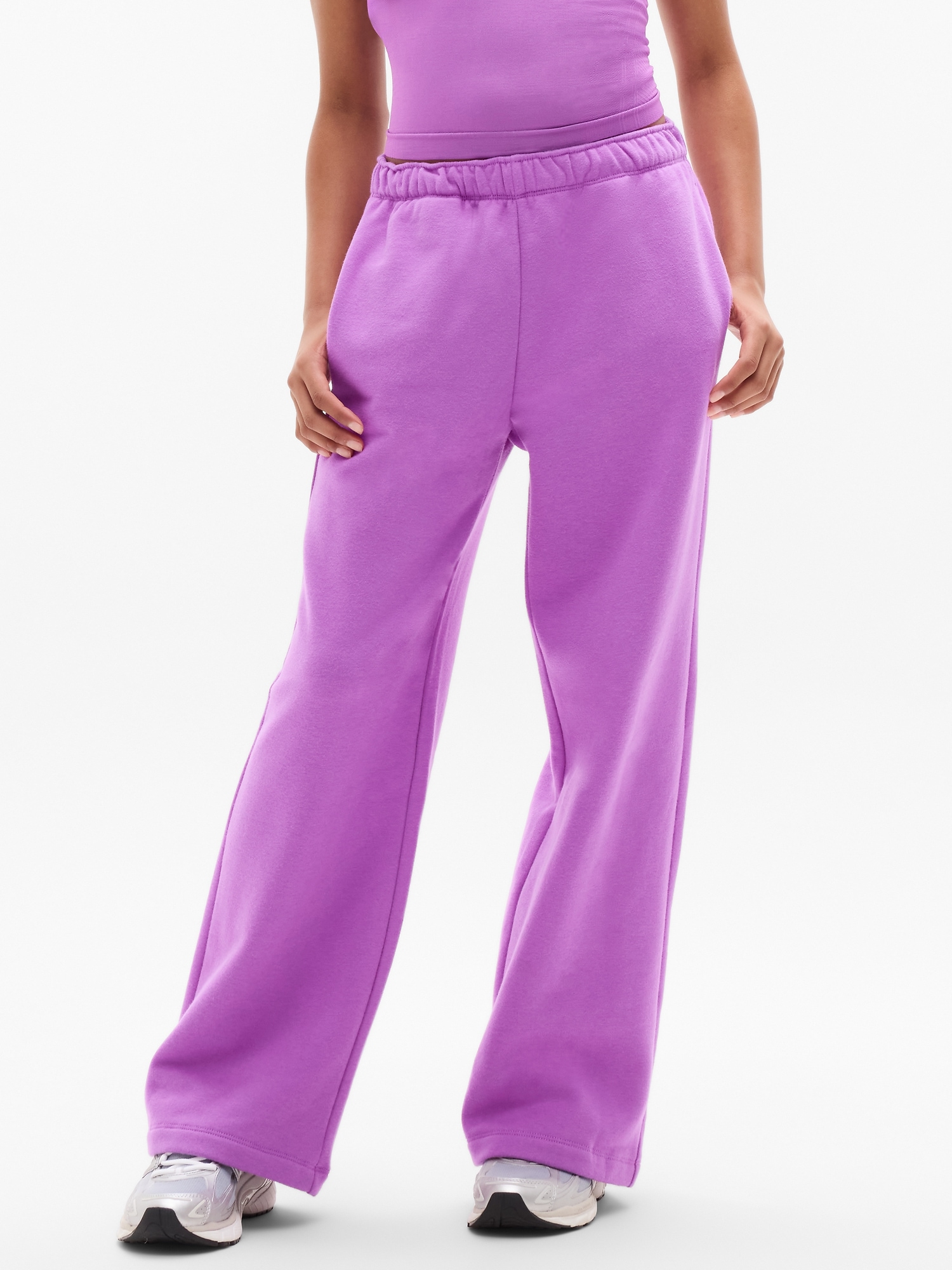 Athleta Girl All Day Wide Leg Fleece Pant