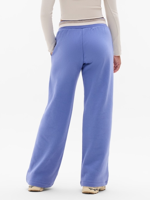 Image number 5 showing, Athleta Girl All Day Sparkle Rib Wide Leg Pant