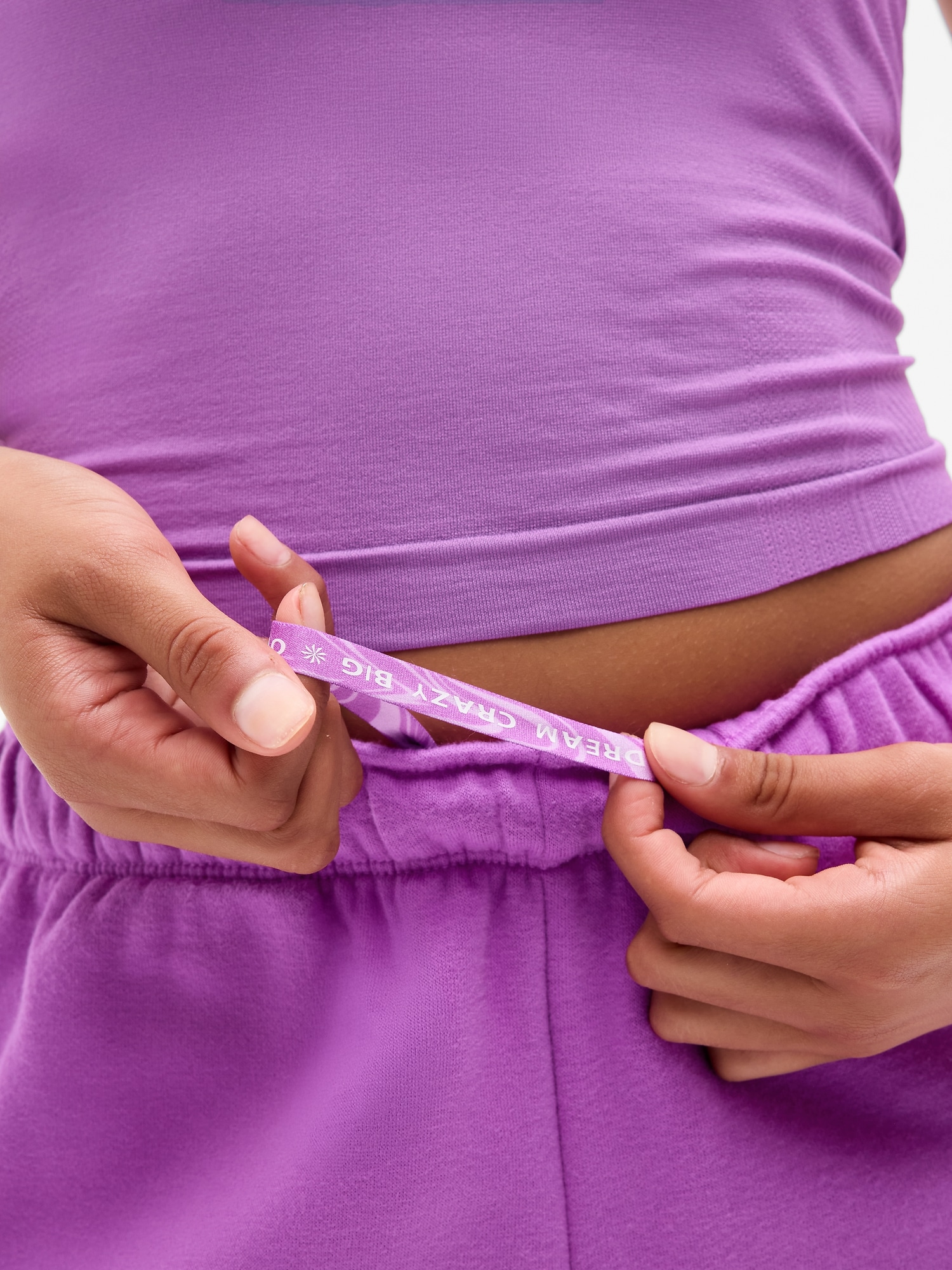 Athleta Girl All Day Wide Leg Fleece Pant