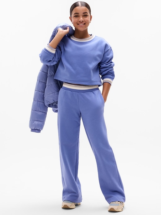Image number 3 showing, Athleta Girl All Day Sparkle Rib Crew