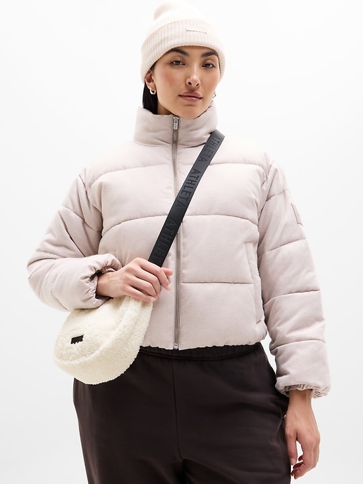Image number 2 showing, All About Sherpa Mini Crescent Bag