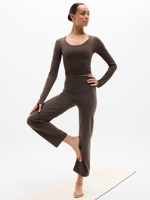 Image number 2 showing, Elation Ultra High Rise Straight Crop Pant