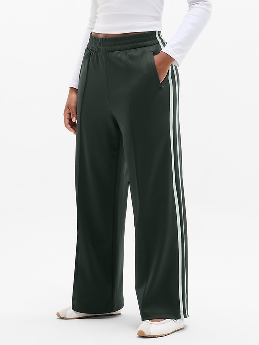 Image number 2 showing, Tempo Mid Rise Wide Leg Track Pant