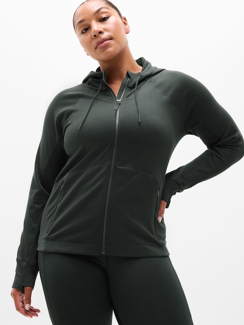 Unstoppable Fleece Lined Full Zip Jacket - Elm