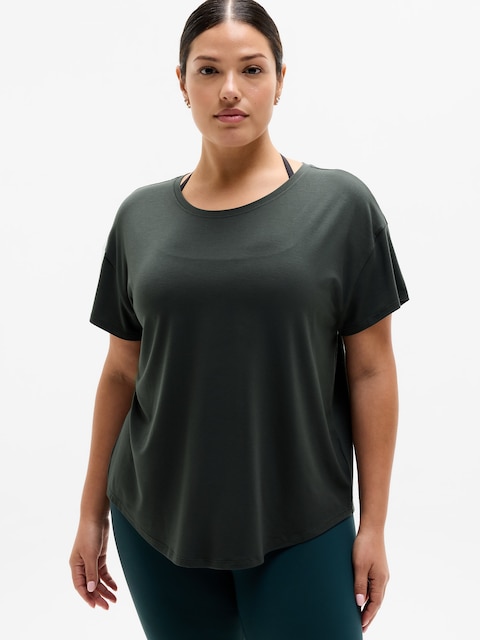 Move With Ease Tee - Elm