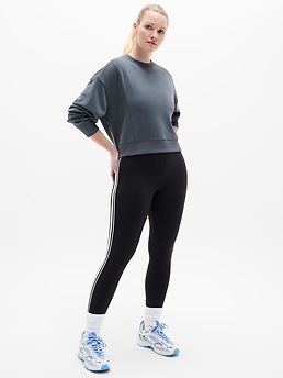 Seasoft Rib Crewneck Sweatshirt - Gray - image 4