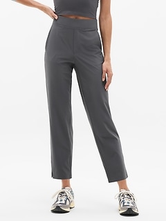 Brooklyn Mid Rise Ankle Pant - Gray - View 11