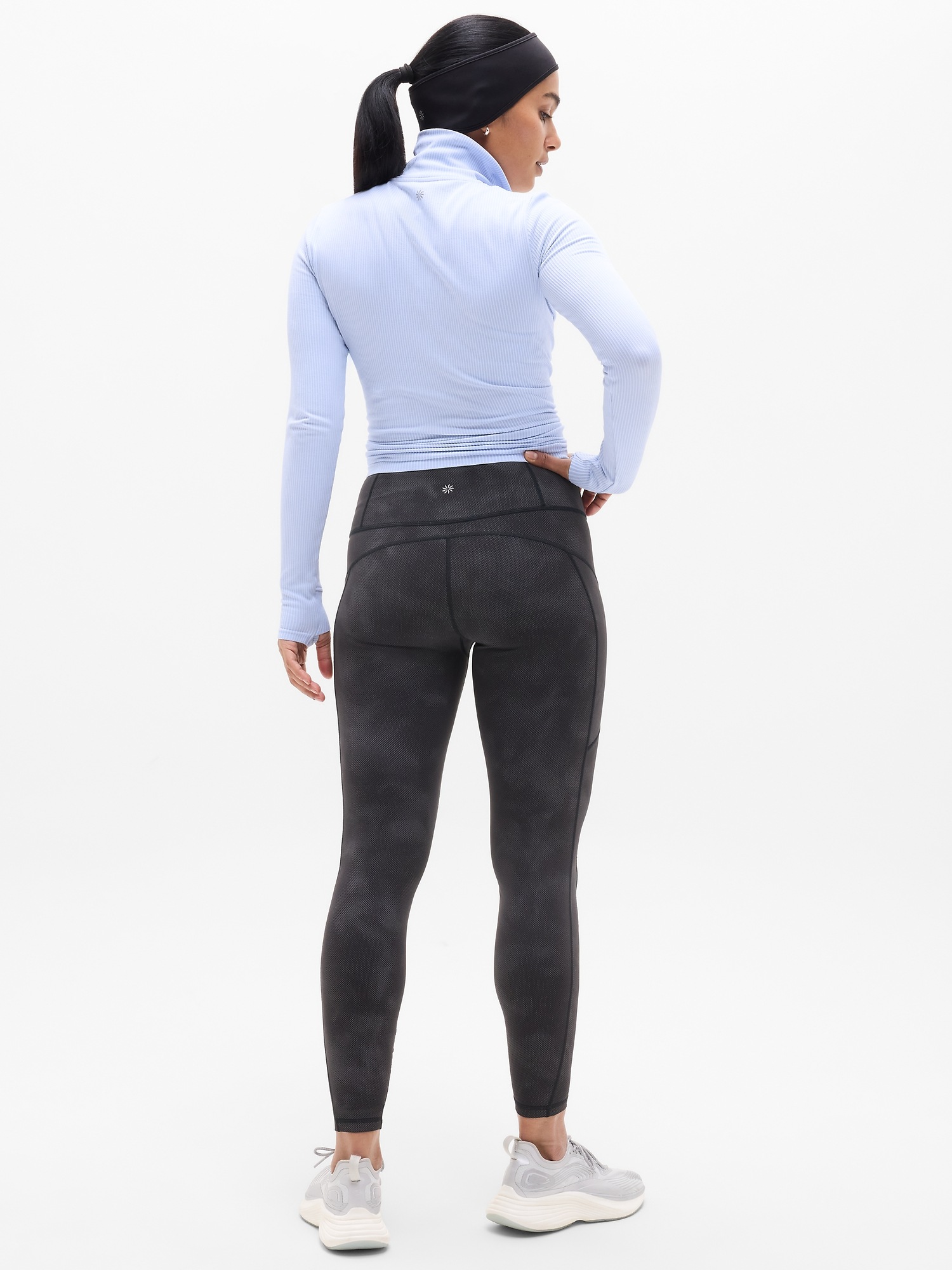 Rainier High Rise Reflective Print Legging