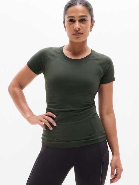 Momentum Seamless Tee - Elm