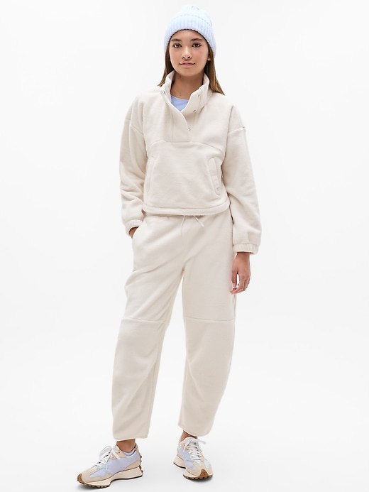 Image number 2 showing, Athleta Girl Microfleece Barrel Jogger