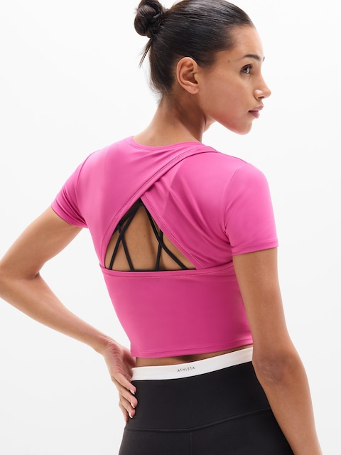 Transcend Open Back Tee - Jewel