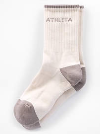 Image number 1 showing, Athleta Colorblock Everyday Crew Sock