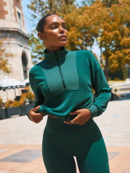 Image number 1 showing, Seasoft Rib 1/4 Zip Popover