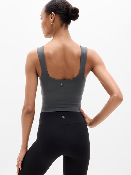 Image number 2 showing, Transcend Square Neck Crop Sports Bra D-DD