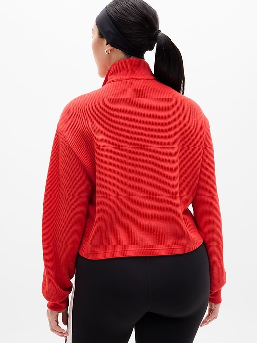 Image number 7 showing, Tranquil Waffle 1/2 Zip Sweatshirt