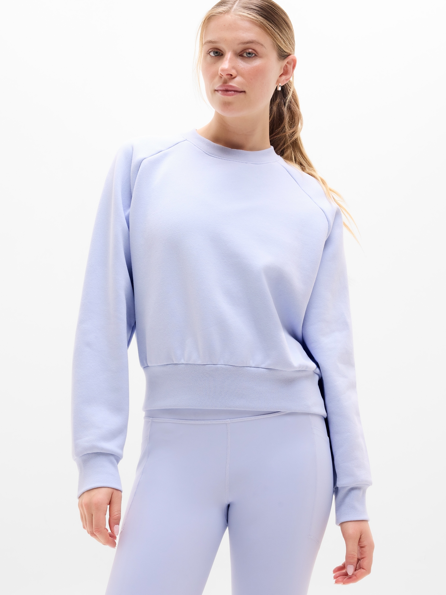 Forever Fleece Relaxed Crew Sweatshirt - Blue