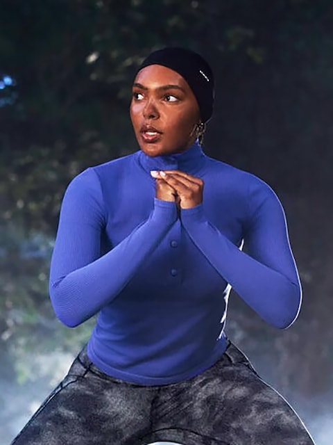 Flurry Seamless Henley - Borealis