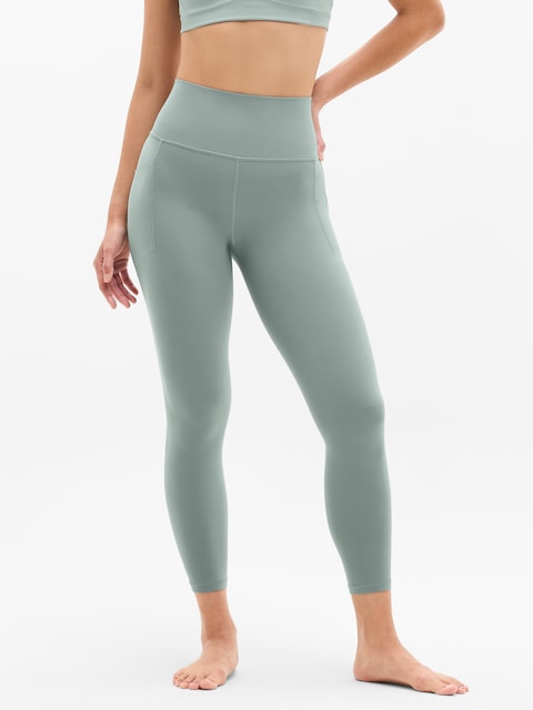 Salutation Stash High Rise 7/8 Legging - Nickel