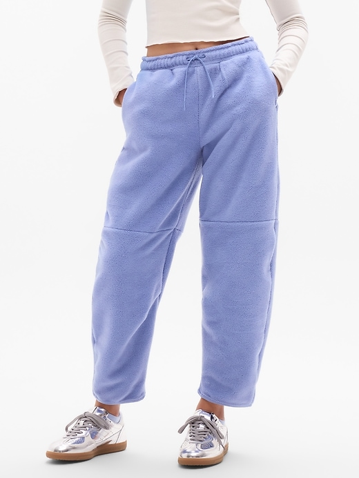 Image number 1 showing, Athleta Girl Microfleece Barrel Jogger