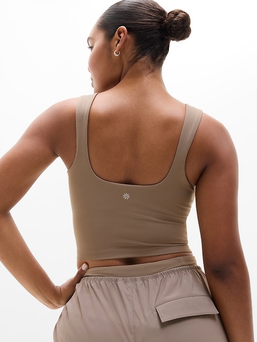 Image number 6 showing, Transcend Square Neck Crop Sports Bra A-C