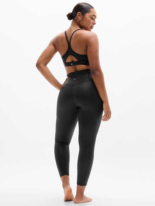 Image number 6 showing, Elation High Rise Matte Foil Shine 7/8 Legging