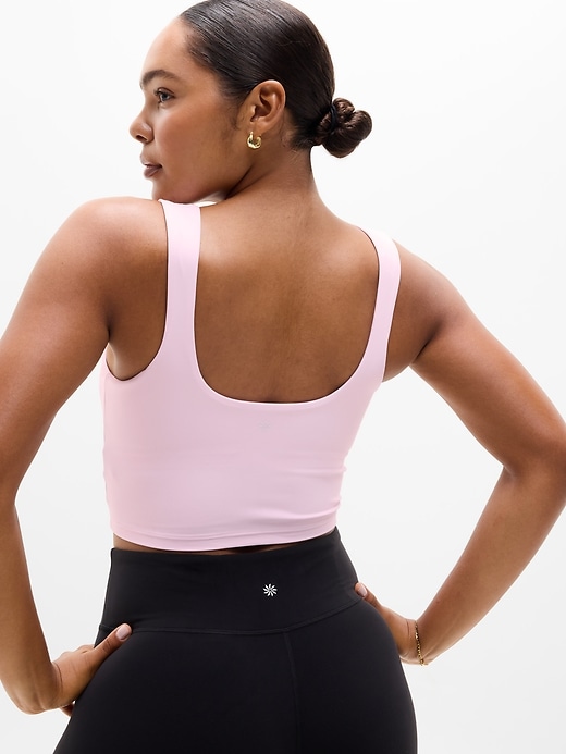 Image number 6 showing, Transcend Square Neck Crop Sports Bra A-C