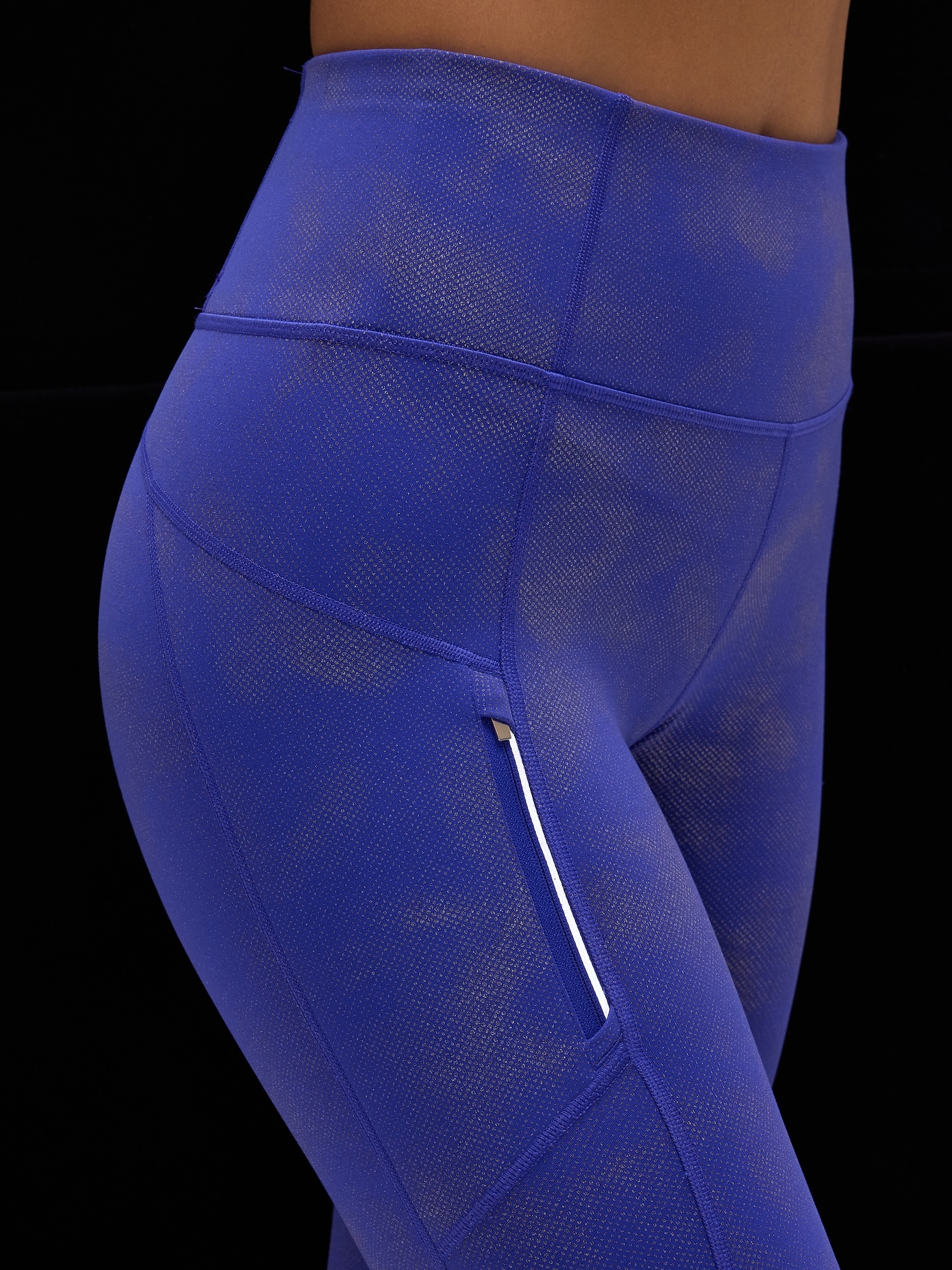 Rainier High Rise Reflective Print Legging