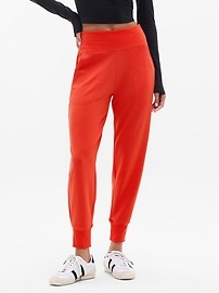 Coaster Luxe High Rise Jogger - Red - View 10
