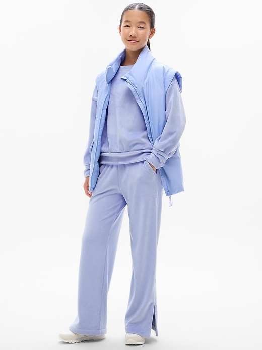 Image number 2 showing, Athleta Girl Cozy Rib Wide Leg Pant