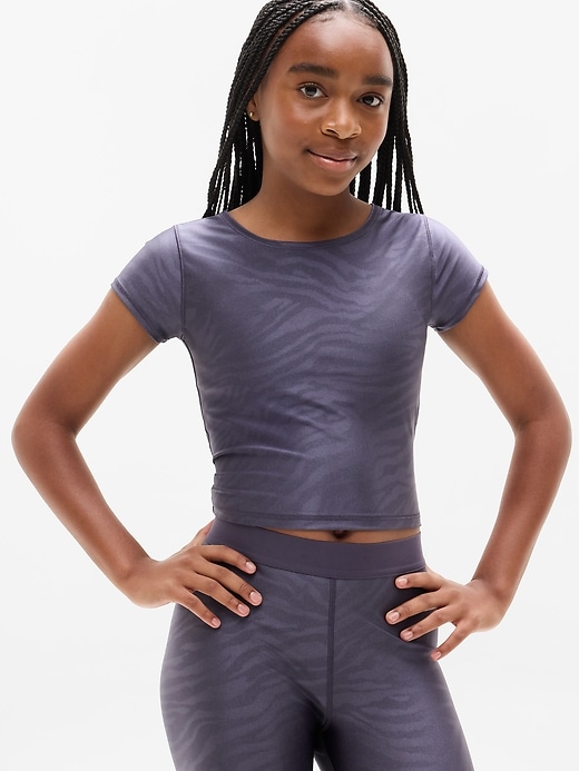 Image number 1 showing, Simone Biles Athleta Girl Shine Powervita Tee