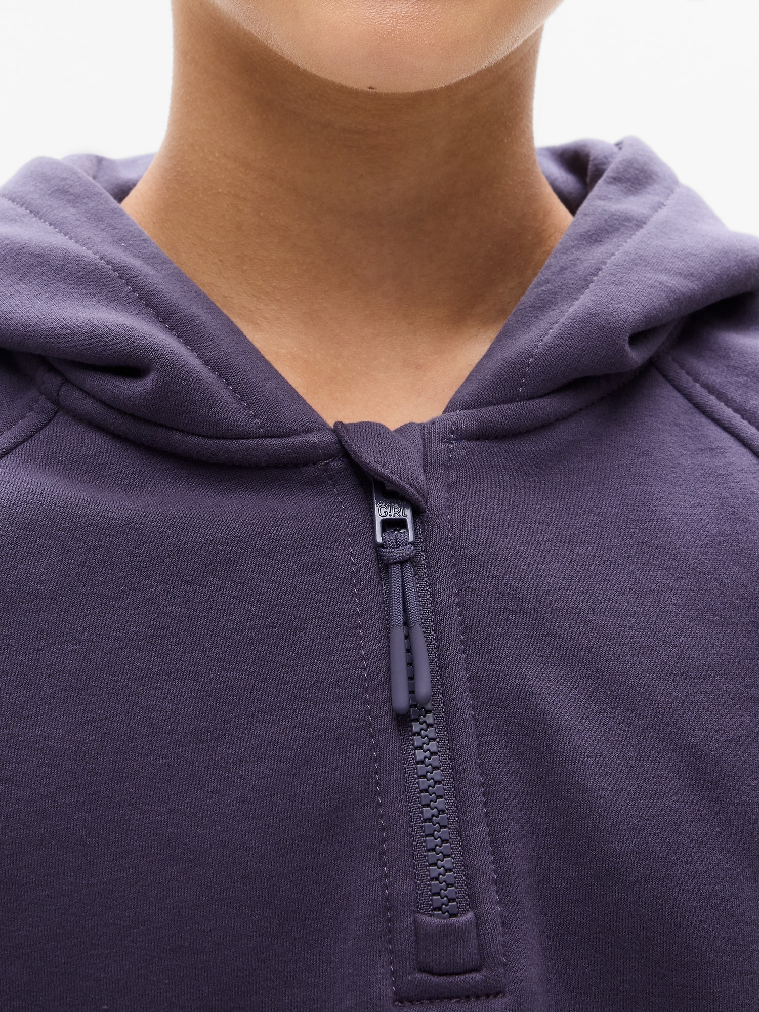 Simone Biles Athleta Girl All Day Half Zip Hoodie