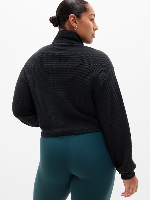 Image number 7 showing, Tranquil Waffle 1/2 Zip Sweatshirt