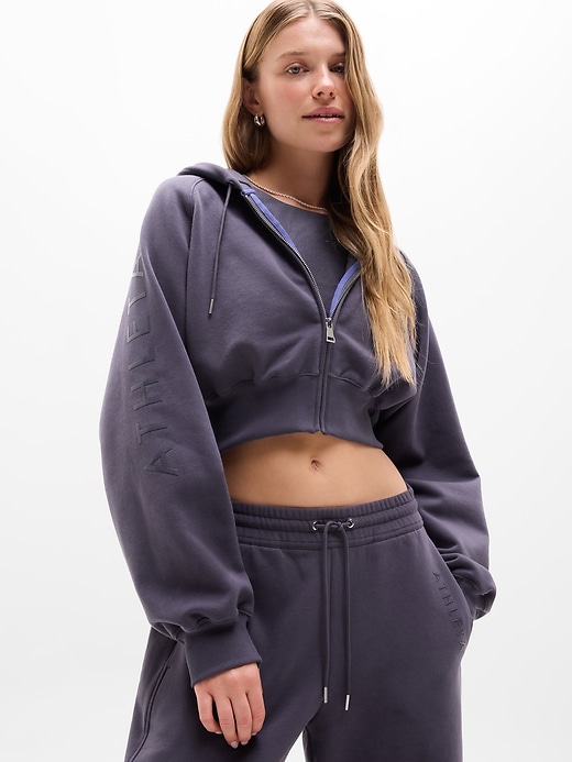 Image number 1 showing, Simone Biles Forever Fleece Crop Full Zip