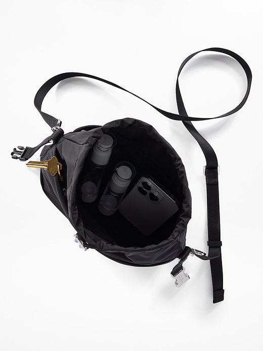 Image number 3 showing, Simone Biles Satin Bucket Bag