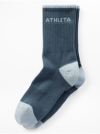 Image number 1 showing, Athleta Colorblock Everyday Crew Sock