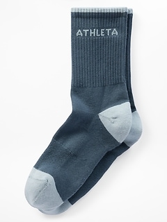 Athleta Colorblock Everyday Crew Sock
