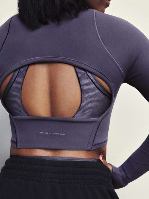 Image number 2 showing, Simone Biles Transcend Open Back Top