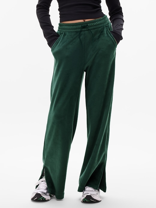 Image number 3 showing, Athleta Girl Cozy Rib Wide Leg Pant