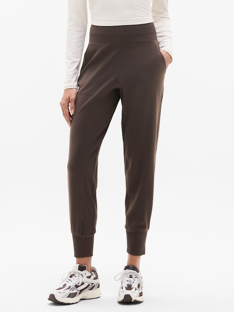 Venice High Rise Jogger - Truffle