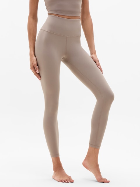 Elation Ultra High Rise 7/8 Legging - Mortar Mushroom